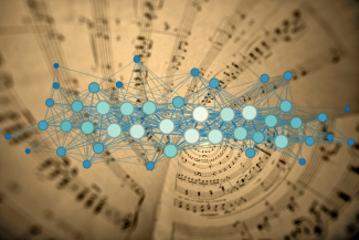 Music can be characterized by network-like connections between notes.