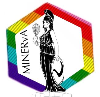 A logo of MINERvA Pride from Fermilab